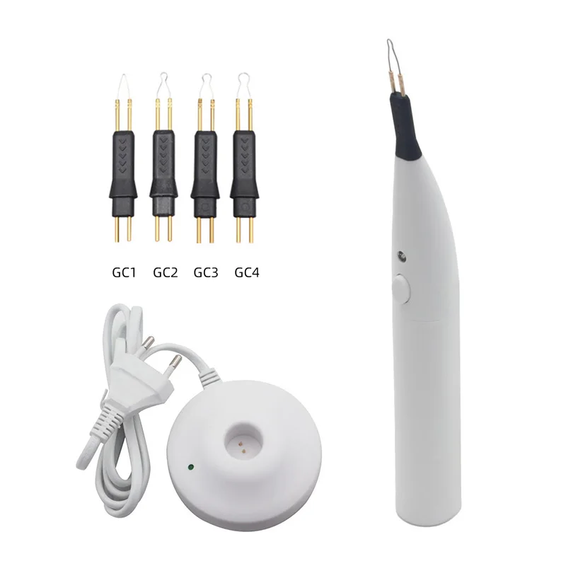 VVDental-Dental Gutta Percha Tooth Gum Cortador com 4 Dicas, Endo Sistema de Obturação, Dental Disjuntor Dissolvido