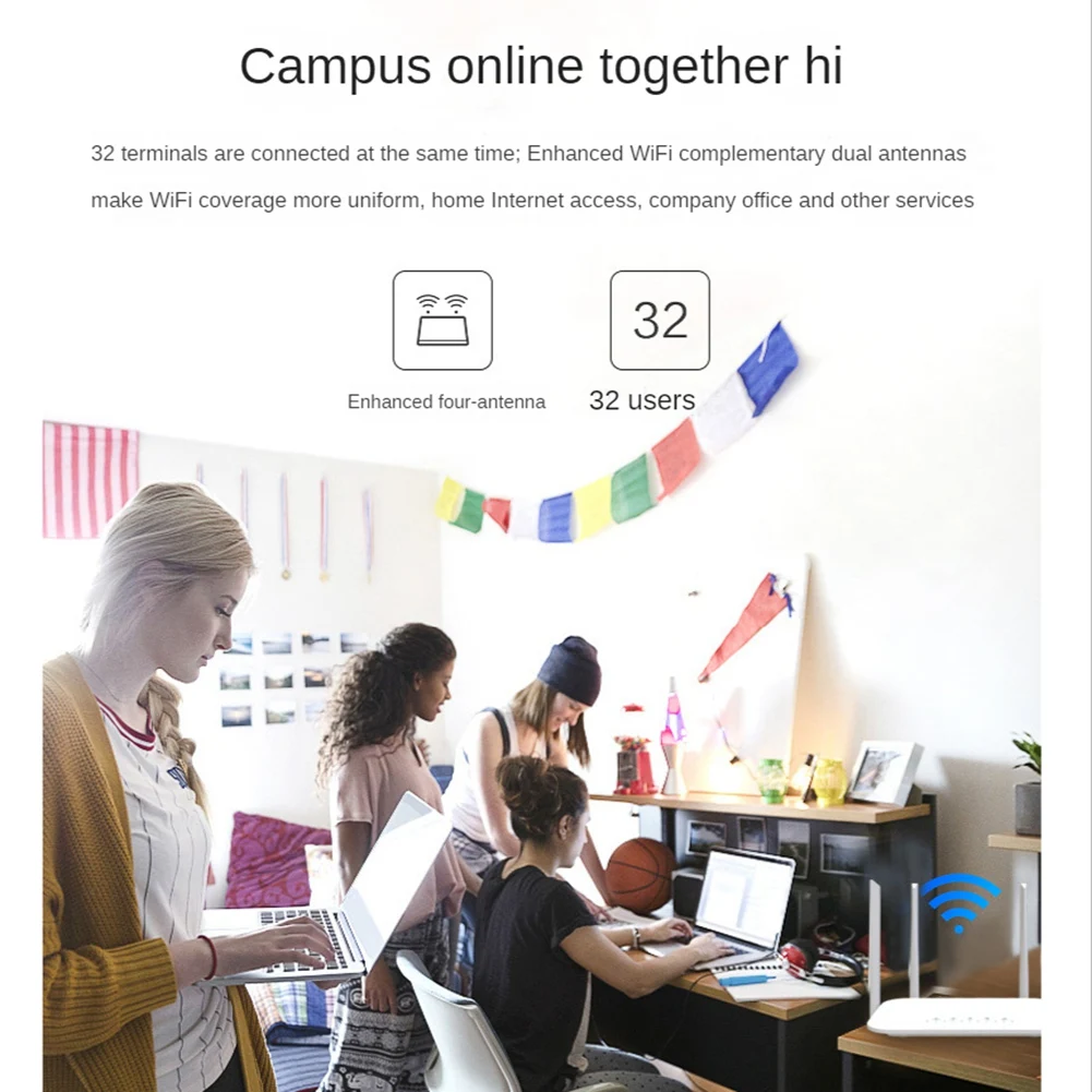 CS-LC117 4G CPE 4G Wifi Router Onderdelen Sim-kaart Hotspot CAT4 32 Gebruikers RJ45 WAN LAN Draadloze Modem LTE Router EU Plug (LC117-