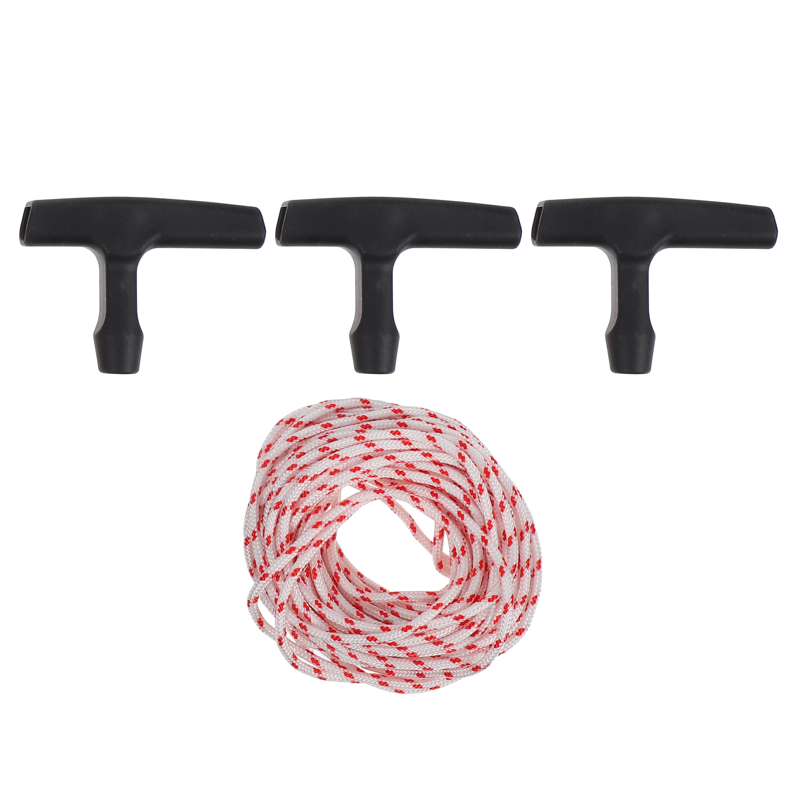 

1 Set Heavy Duty Lawn Mower Pull Cord Replacement Kit For Chainsaw Trimmer Leaf Blower Recoil Starter Rope Durable Pull Start