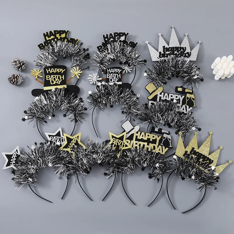 

Holiday Headbands for Kids: Perfect for Birthdays, New Year & Parties,Cute & Eye-catching,Lightweight&Non-slip,Ideal Photo Props