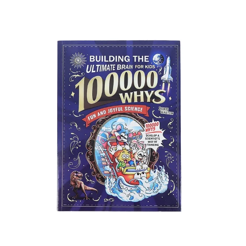 Early childhood education builds the ultimate brain for children with a fun English book (100000 whys) STEM learning