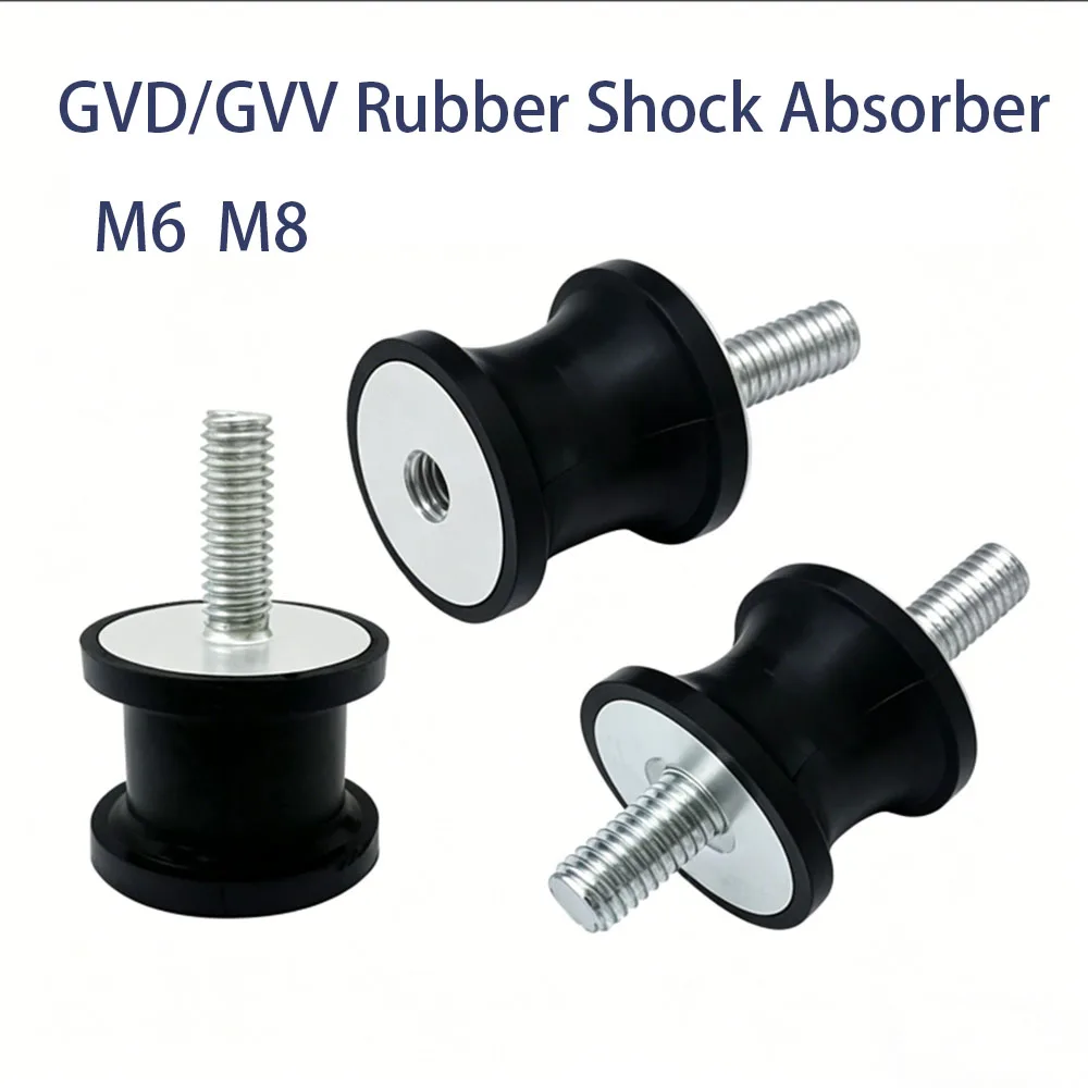1 Pcs Dia 20x15mm M6x18mm-40x25mm M8x23mm GVV / GVD-Type Shock Absorber Male-Male / Female Thread Rubbe Shock Absorber