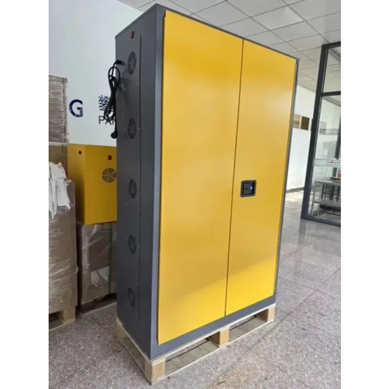 Guardsafe IBC20-H16 Lithium Battery Galvanized Steel Auto Update Charging Cabinet IP55 Protection Touch Screen Control Fan