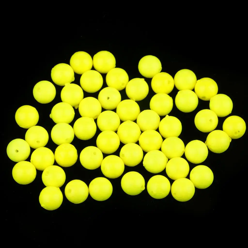 50x EVA Eye-catching Foam Ball Bean Fishing Area Applicable to