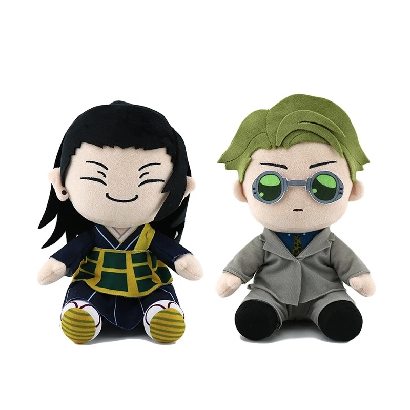 Anime Game Jujutsu Kaisen Geto Suguru Nanami Kento Cosplay Sitting Position Cotton Doll Maumet Cartoon Puppet Cute Gift Adorable