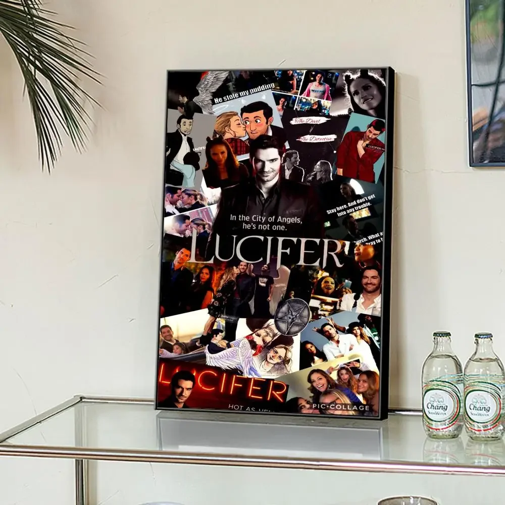 1pc Lucifer  Poster Paper Print Home Bedroom Entrance Bar Cafe Art Painting Decoration