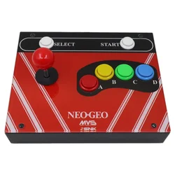 Arcade Games RAC-J600S NEO 6 Buttons 15Pin Hitbox Games Stick Arcades Joysticks Console Artwork Panel For Neo Geo AES MVS CD