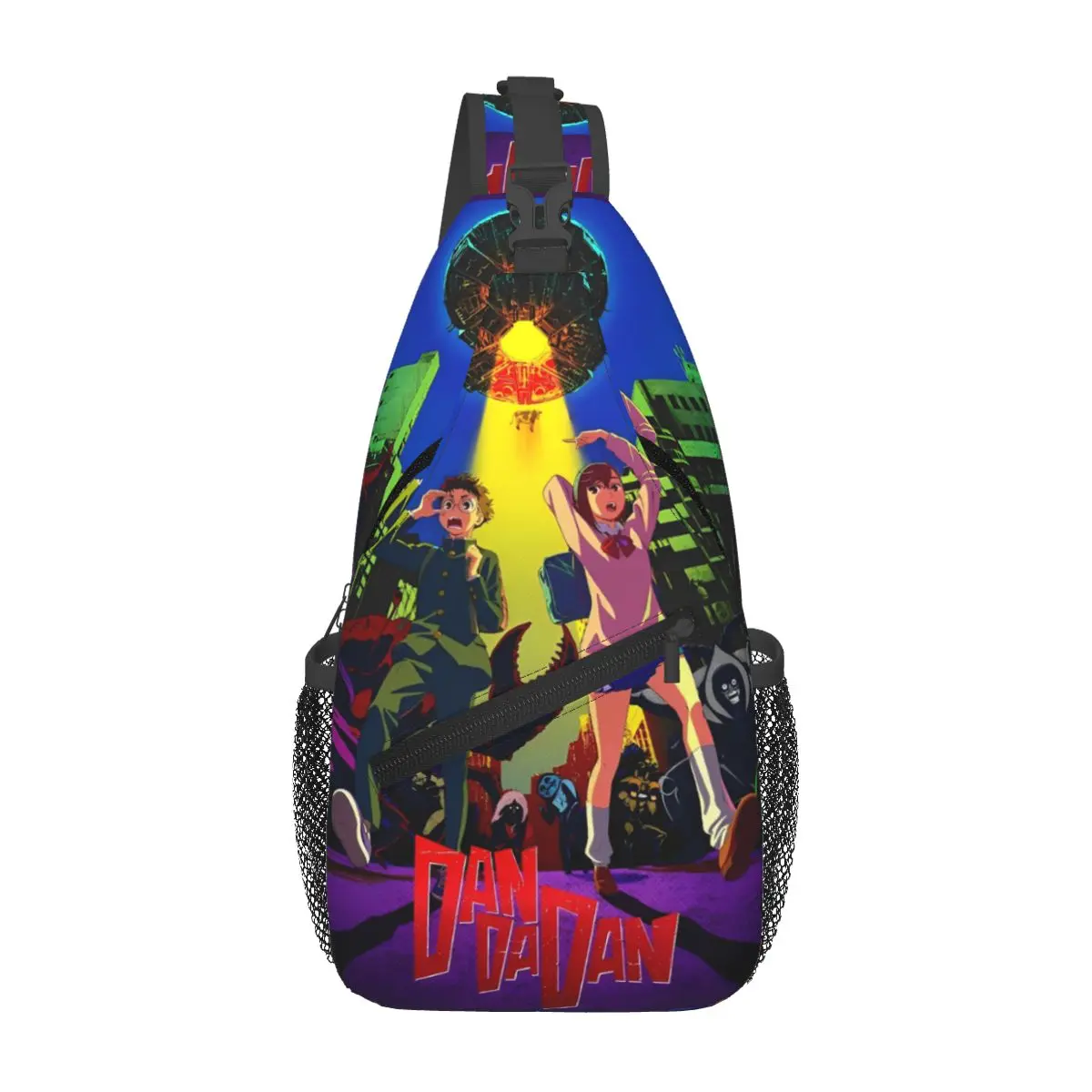 

Dandadan Okarun Momo Crossbody Sling Bag SmallChest Bag Anime Mange Takakura Ken Shoulder Backpack Daypack Hiking Travel Travel
