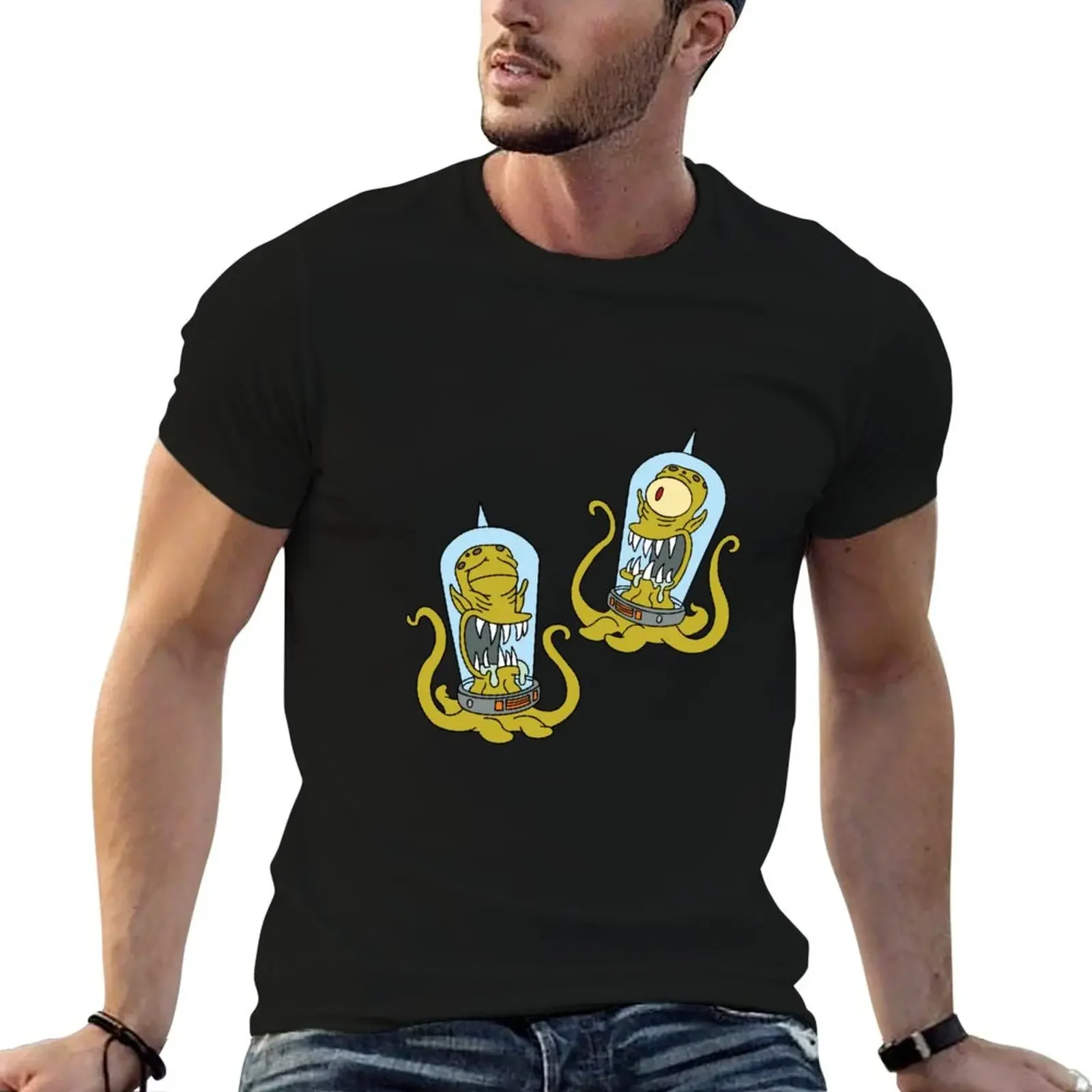 Kang and Kodos Treehouse of Horror T-Shirt oversizeds anime blue archive mens graphic t-shirts hip hop