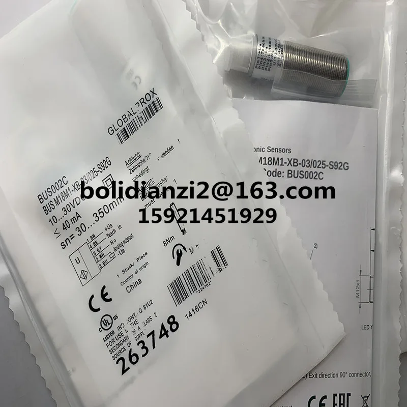 

New genuine ultrasonic sensor BUS004M BUS M18M1-XB-12/100-S92G