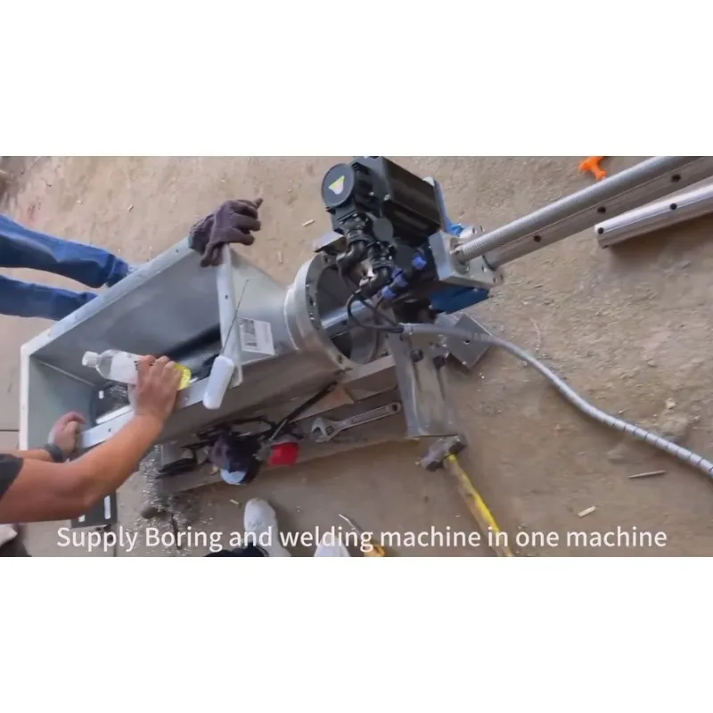 CNC Automatic Portable Line Boring Machine and Welding Boring Machines with High-precision Boring Heads and High-power Welding