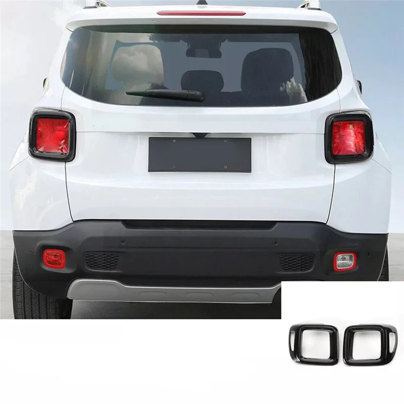 سيارة الخلفي الذيل ضوء مصباح الديكور غطاء ل Jeep Renegade 2016 -2022 مصباح هود الملحقات الخارجية