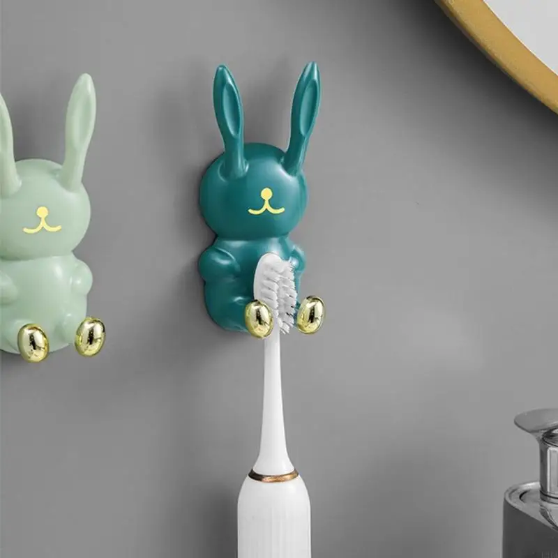 2025 New Cartoon Rabbit Wall Hook Hanger Multifunctional Hanging Bracket Supplies