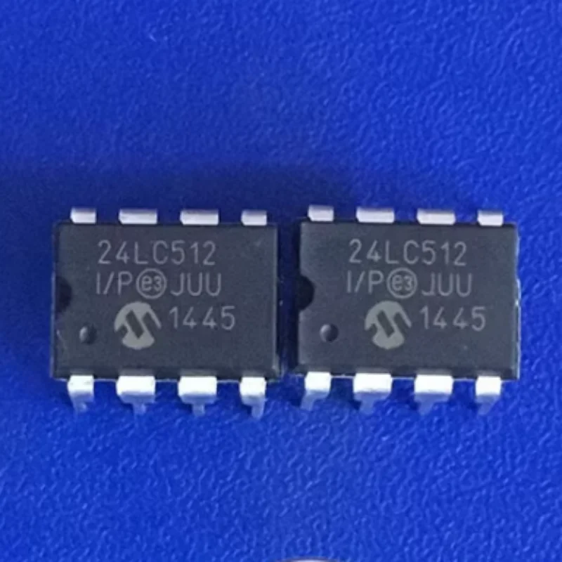 24LC512-I/P DIP8 Novo Estoque Original