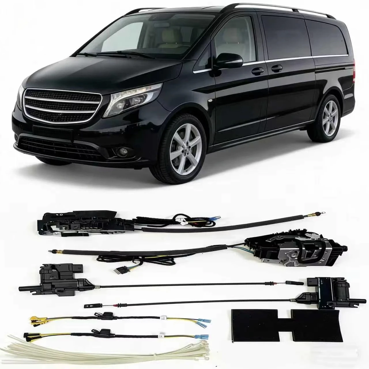 Magnetic Soft Close Electric Suction Door Assembly Auto Modification Parts Fit Mercedes-Benz Vito W636 W639