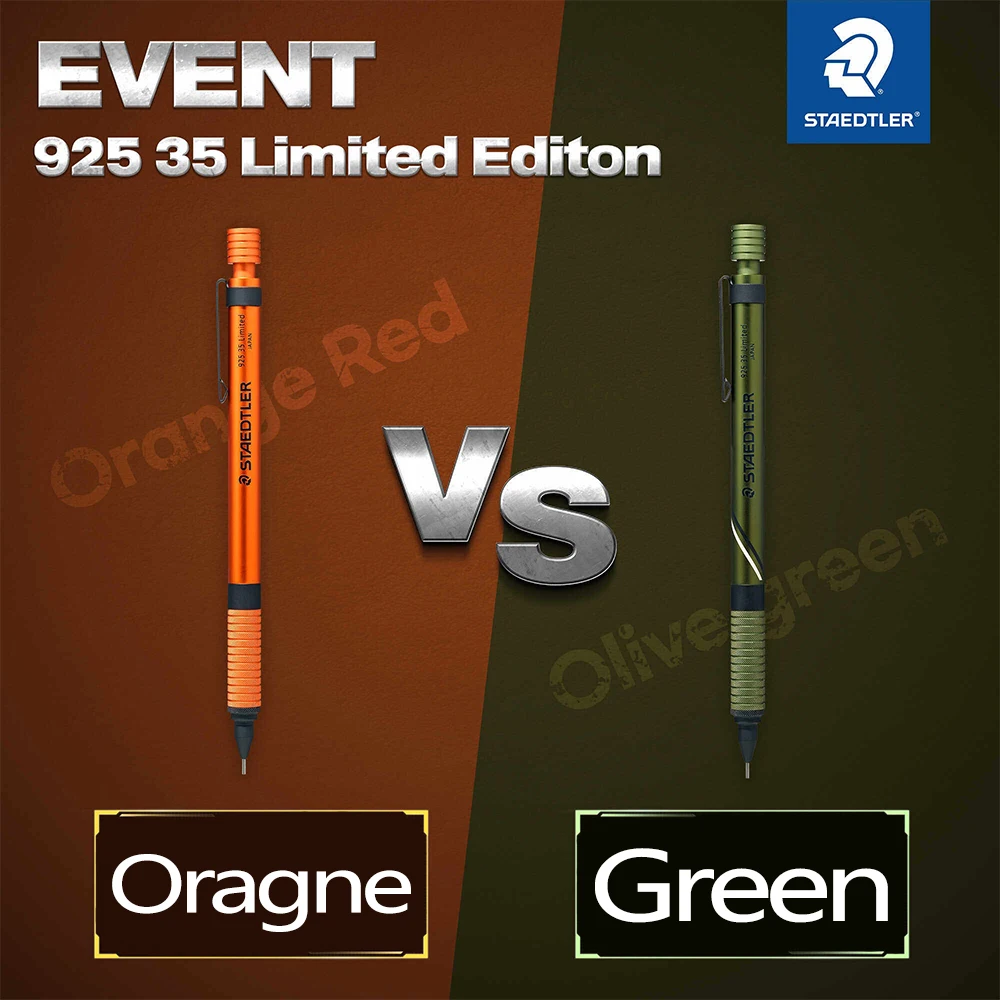 1PC STAEDTLER 925 35 Limited Edition Metal Mechanical Pencils Drawing and Writing 0.5mm Kawaii Stationery School Supplies