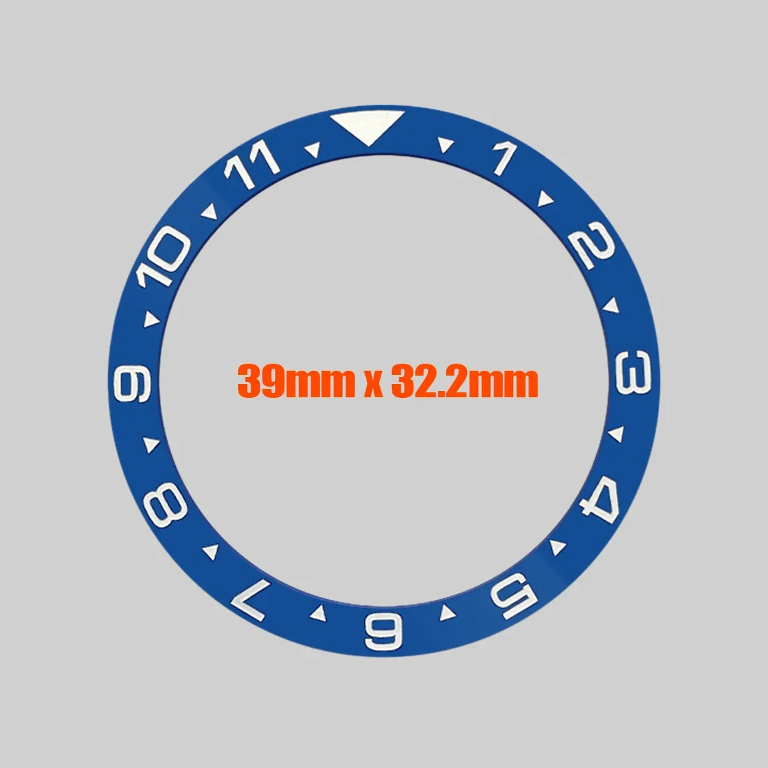 39x32mm inserção de moldura de relógio 6105 anel de moldura adequado para 6105 6309 tartaruga nh35 nh36 caixa de relógio peças de anel de moldura plana