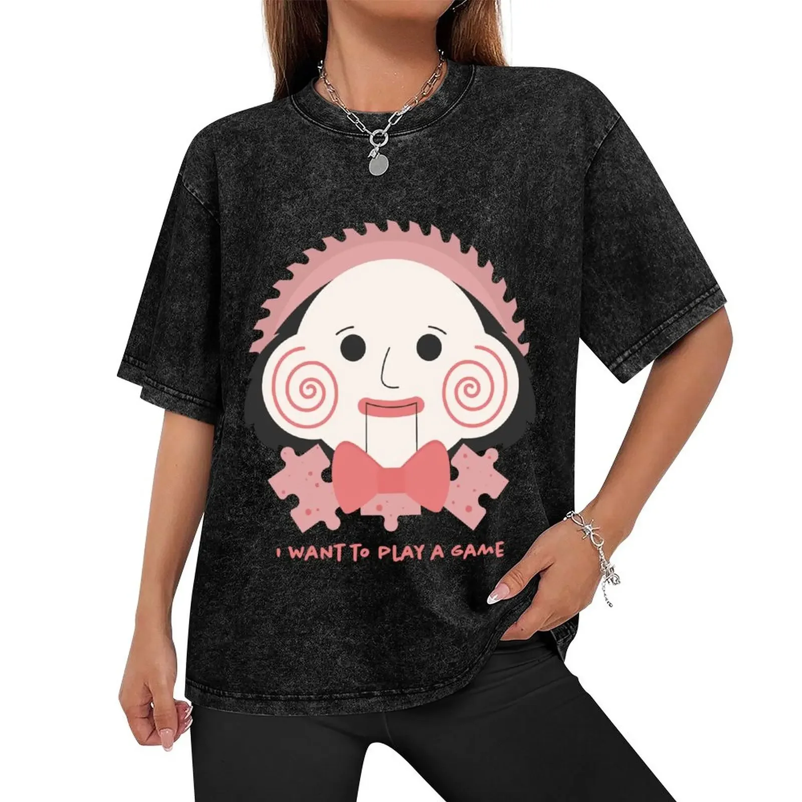 Billy the Puppet from Saw T-Shirt man clothes anime clothes aesthetic clothes mens graphic t-shirts