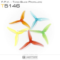 4pcs/2pairs T-MOTOR T5146 3-blade Propeller Prop 5.1Inch 5mm CW CCW Paddle Freestyle Indoor POPO RC FPV Racing Drone