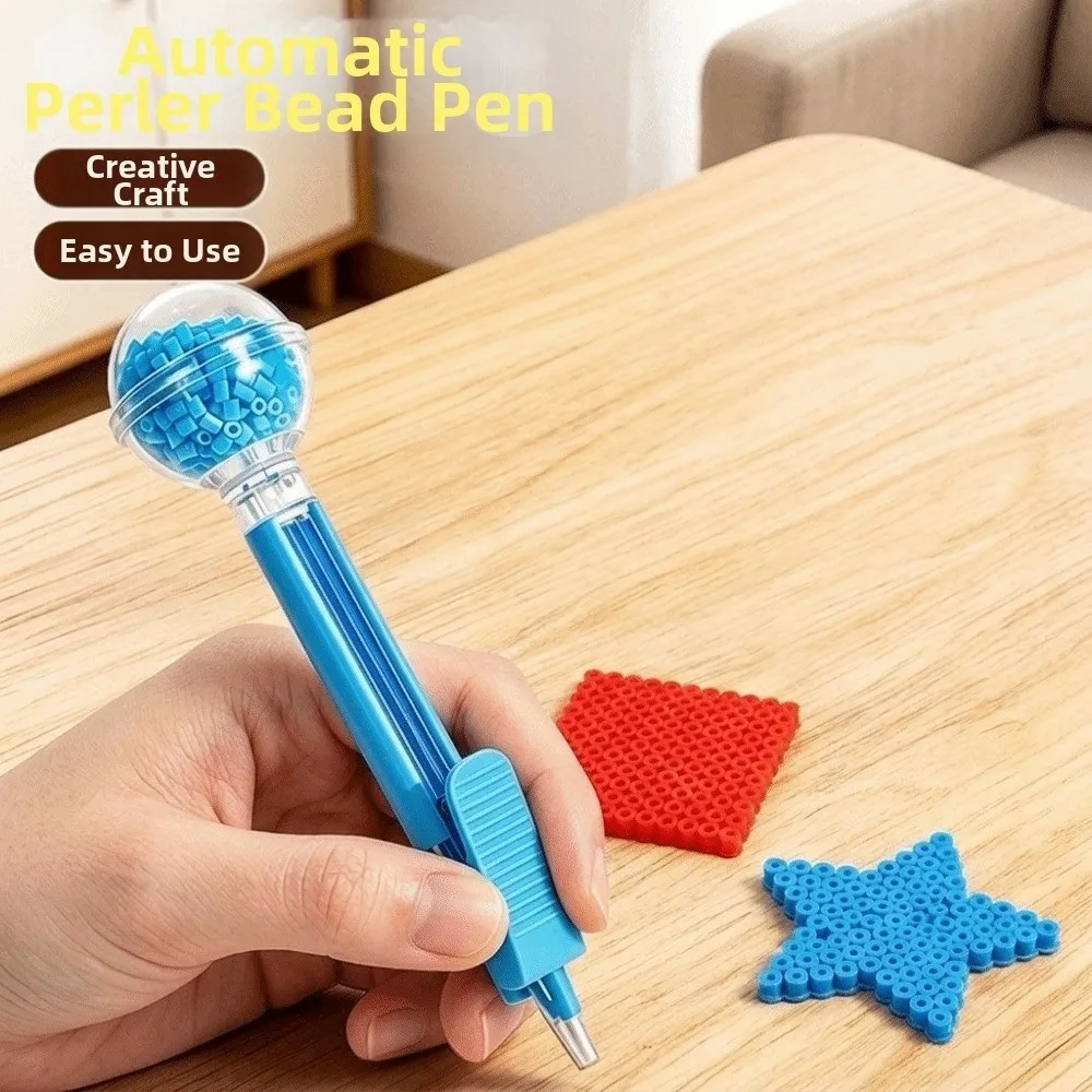 Anti-slip Automatic Fuse Bead Pen 2.6mm Tip Jam-Free Bead Placement Pen Ergonomic Creative Bead Positioning Pen Puzzle Making