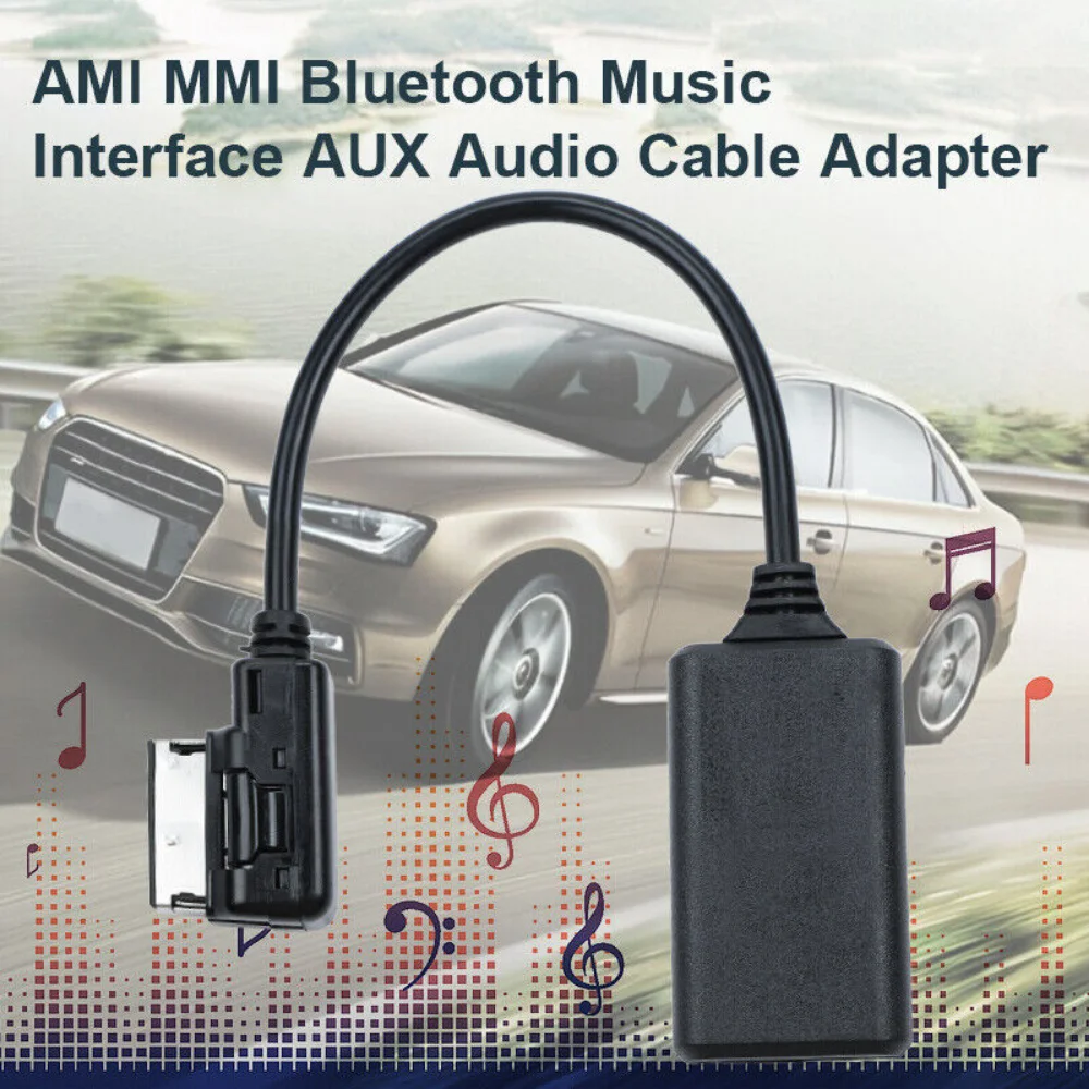 AMI MMI Bluetooth Music Interface AUX Audio Cable Adapter For Audi A1 A3 A5 A6 A8 Q3 Q5 Q7RS4 S3 S4 S5 S6 S7 A6L A8L Q7 A3 2010+