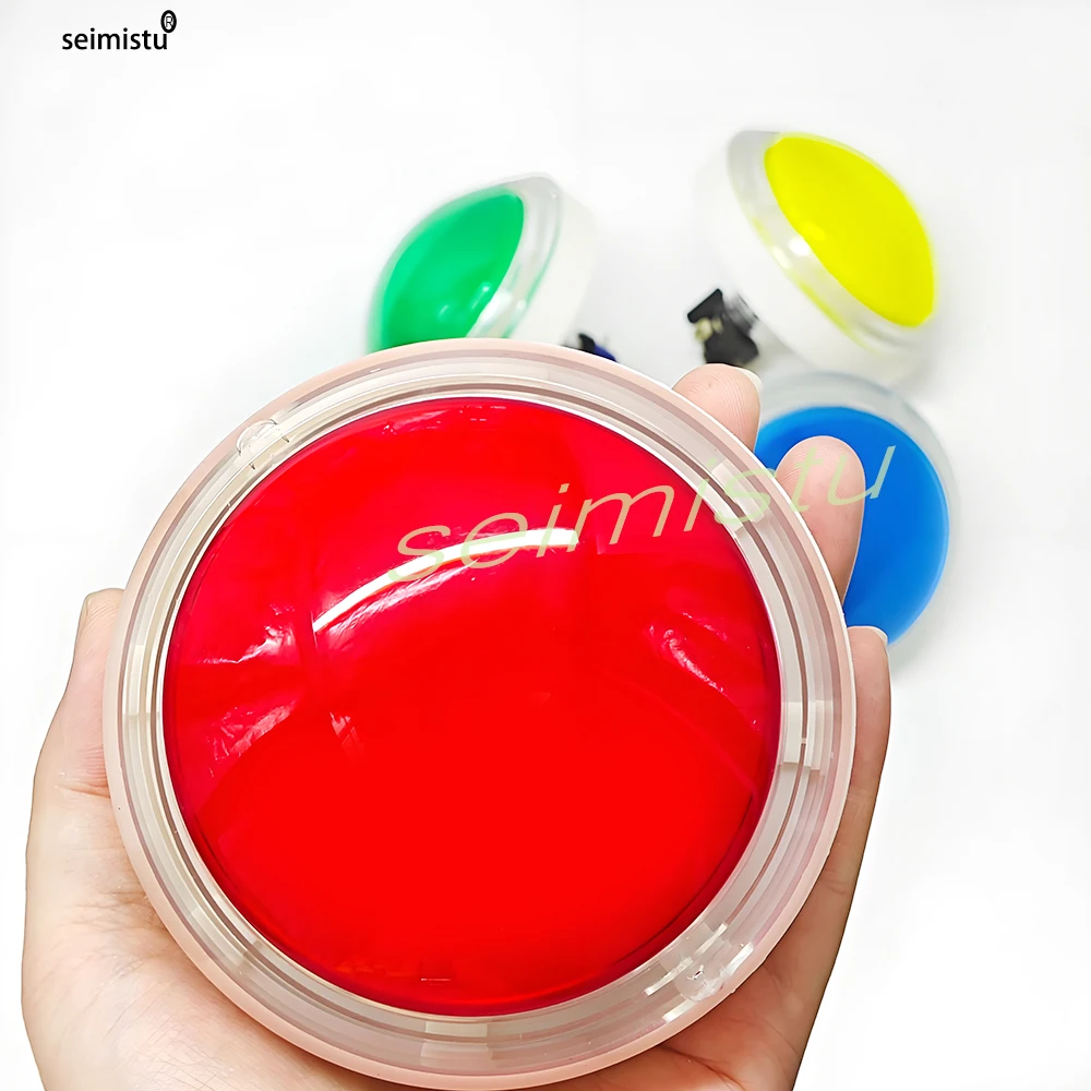 100mm Arcade Big Push Button Beleuchtete Led Antwortschalter Video Rhythmus Von Musik Spiel Verkaufsautomat Münze Arcade Flipper teil – Detail 9