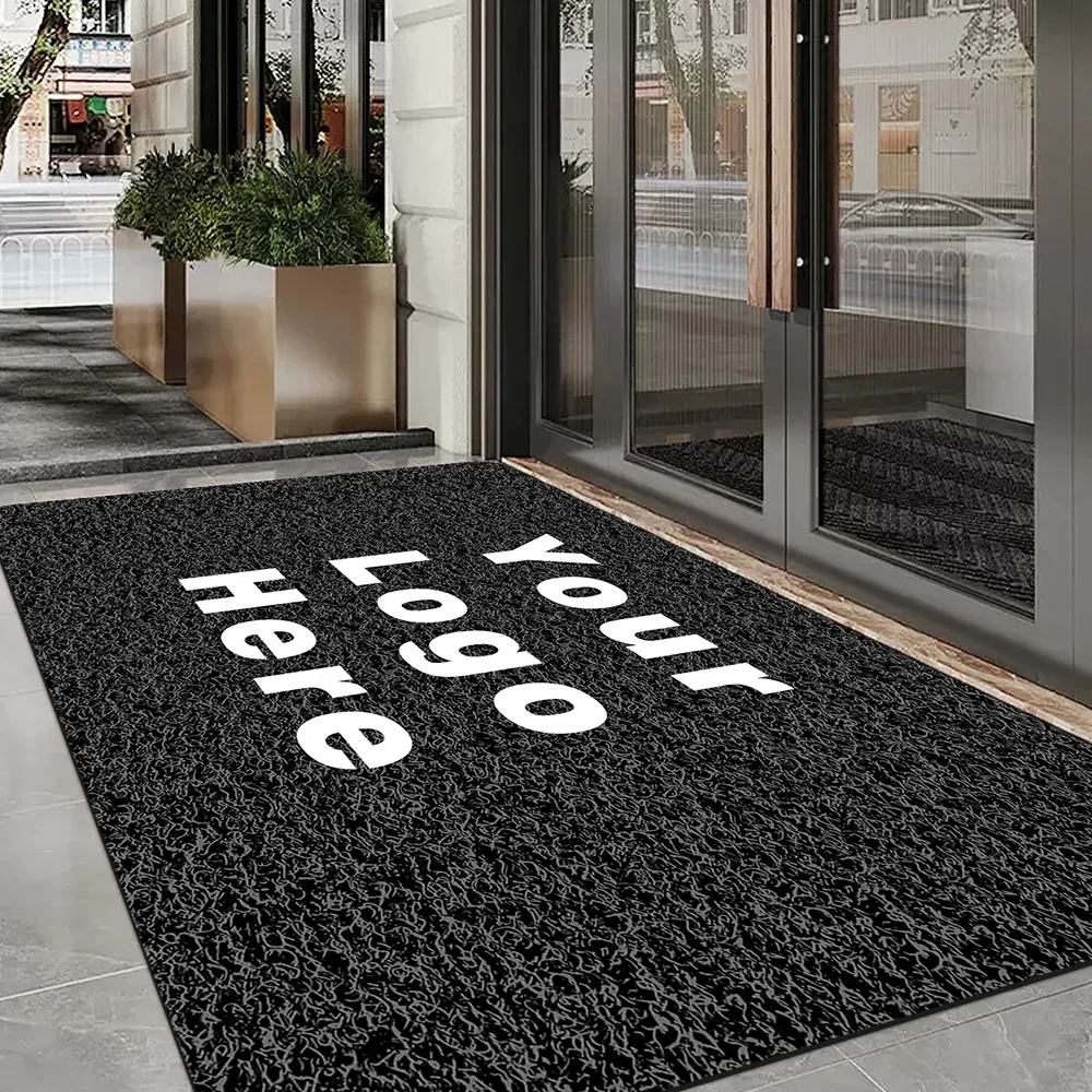 

Custom Doormat Welcome Mat for Office Entrance Non-slip Floor Mat Personalized Carpet Customized Company LOGO Mats Entryway Rug