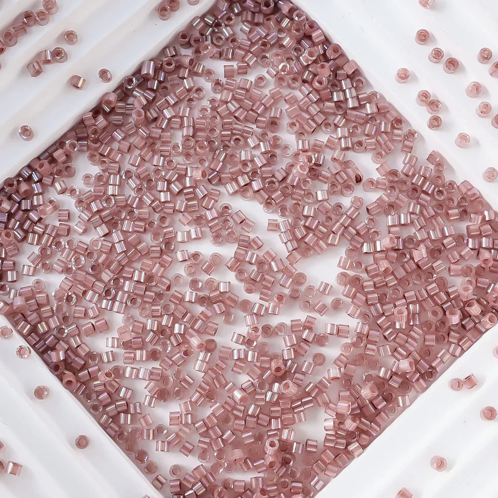 Aus Japan importierte Miyuki Delica Rocaillesperlen in verschiedenen Farben, zum Herstellen von Schmuck und anderen DIY-Bastelarbeiten. – Detail 18
