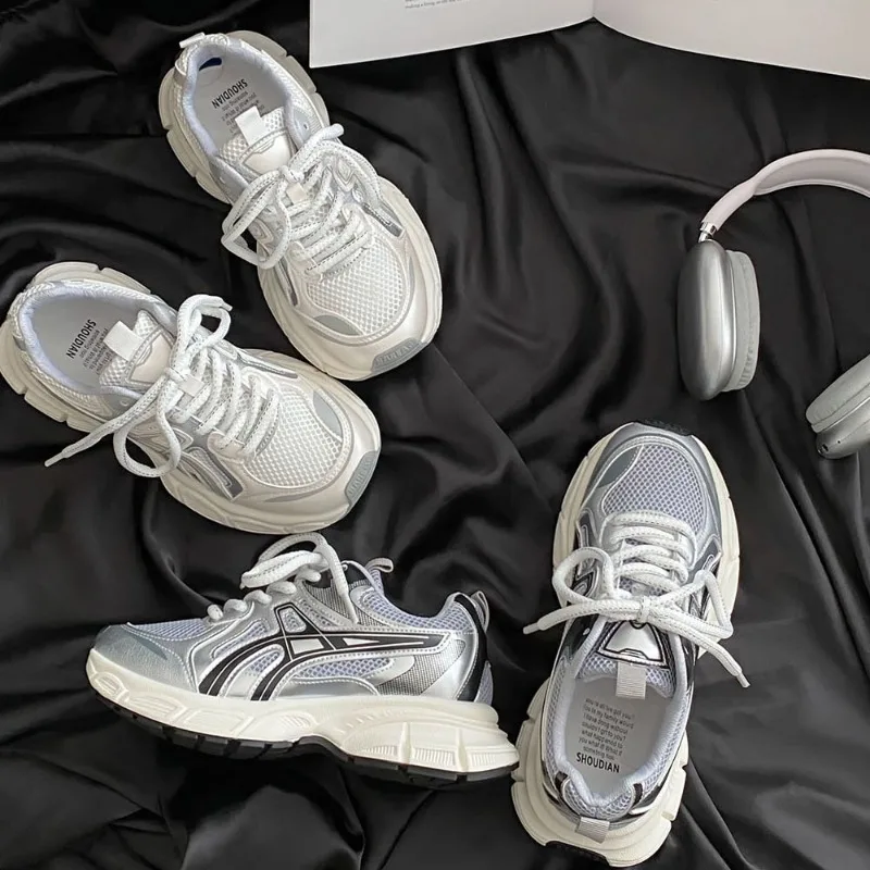 

Sneakers Designer Shoes Leather Vulcanized Lightweight Canvas Round Toe Casual Women's Sports Shoes