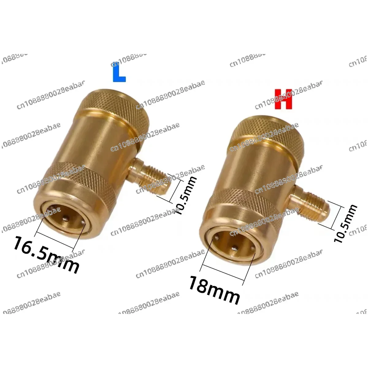 Refrigerant Connector CO2 Joint High & Low Pressure Joint for Mercedes Benz Maybach R744 Fluorination Tool