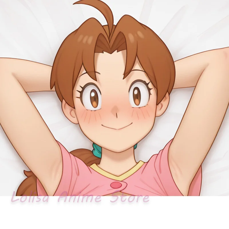 

Наволочка для подушки-дакимакуры с Делией Кетчум из аниме, двусторонняя печать, в натуральную величину, подарок на день рождения