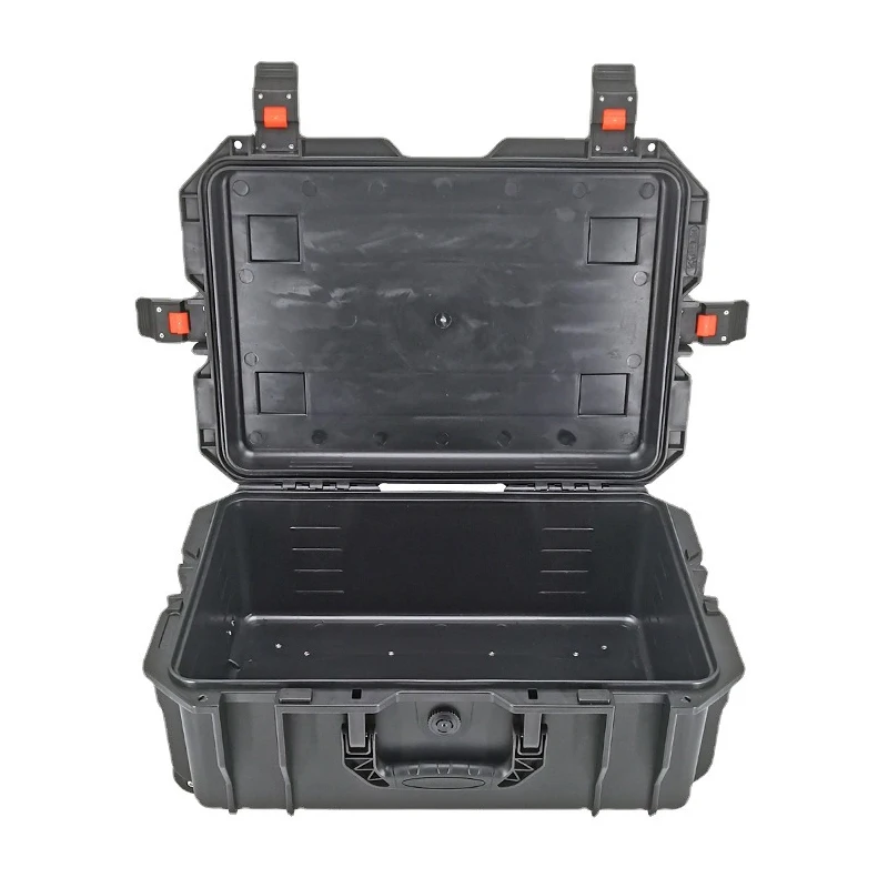 Pull Rod Toolbox Waterproof Plastic Handheld Toolbox Multifunctional Portable Tool Case Tough Build Toolboxes with Lock Hole