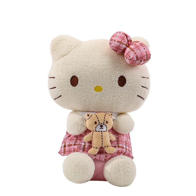دمية سانريو هالو كيتي KT القطيفة على شكل حيوان محشو للأطفال هدية عيد الميلاد والكريسماس للفتيات هدية أفضل صديق لعبة ناعمة لطيفة #5