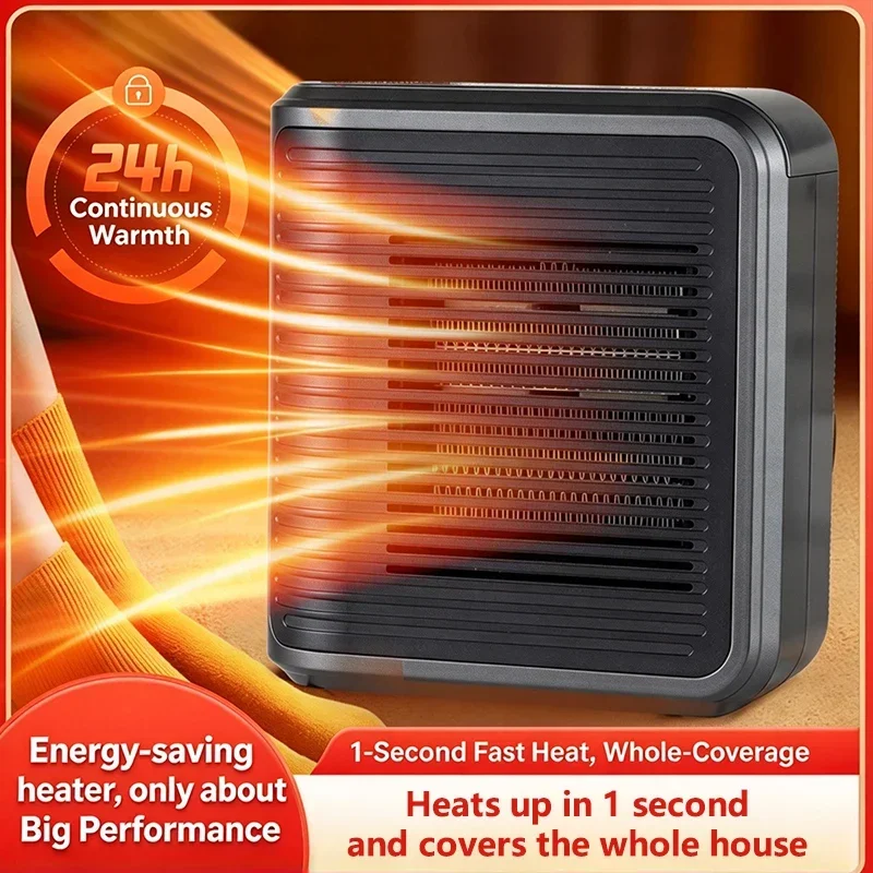 Mini Heater Wall Mounted Heater With Multifunctional Touch Timing Remote Control Hot Air Heater