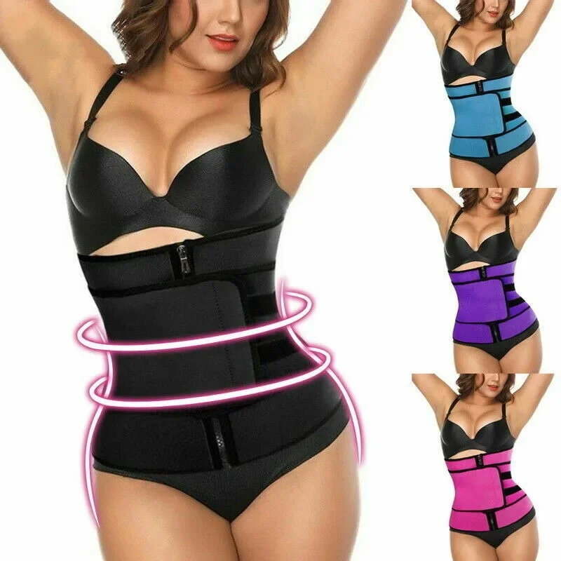 Majtki gorset Waist Trainer Body Body Shapewear Panty zapinane na rzepy z wysokim stanem i zamkiem błyskawicznym pojedynczy pasek czarny 1.3M