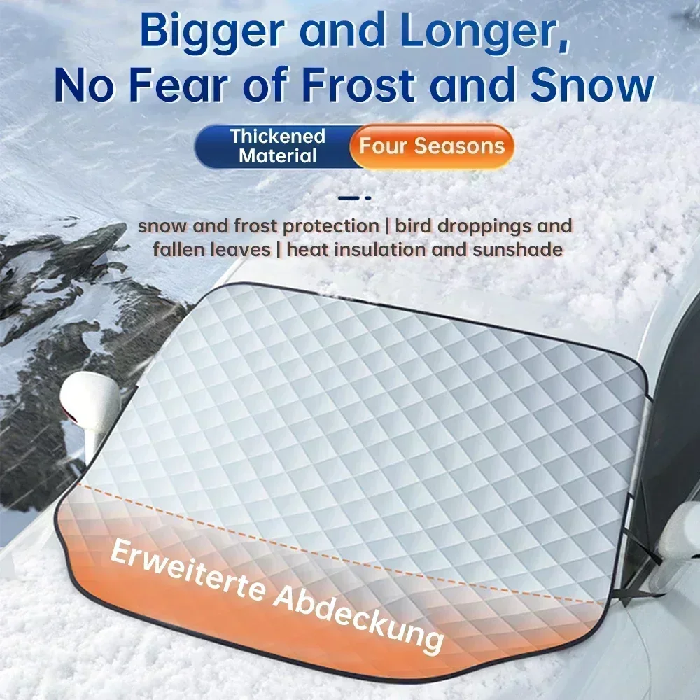 For Toyota Corolla Yaris Aygo Prius RAV4 CHR Camry Car Anti-Snow Windshield Proof Protective Cotton Sunshade Anti Ice Frost