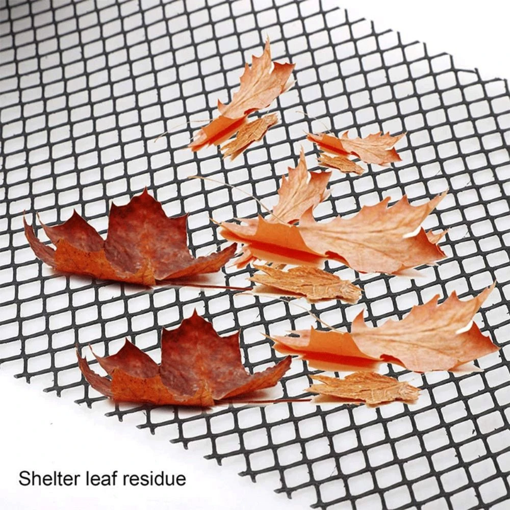 Grid Gutter Mesh Prevent Blockages Randomly Cut Gutter Screen Maintain Smooth Drainage Plastic Gutter Guard Filter Residence
