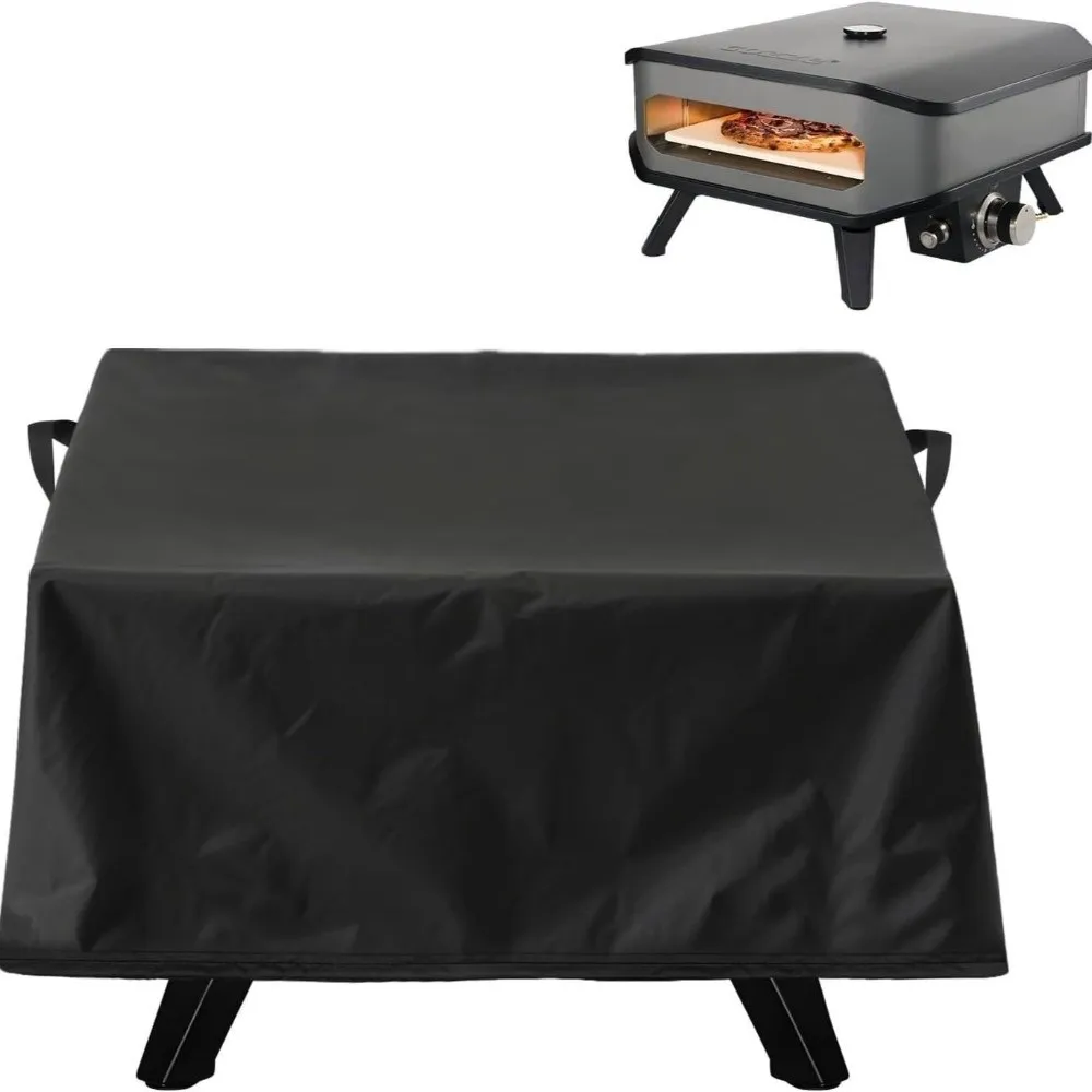 Oxford Grill Cover Dustproof Waterproof Pizza Oven Cover Drawstring Design Portable Table Top Cover Tabletop Protection