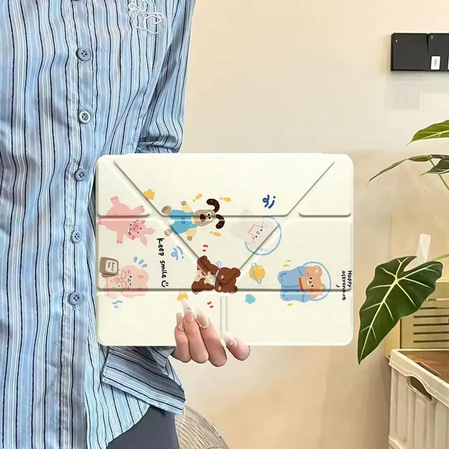 capa-para-tablet-ipad-mini-6-7-pro-2025-air-4-5-m3-m2-1-2-m4-11-polegadas-pro-11ª-10ª-9ª-8ª-7ª-129-polegadas-com-suporte-e-estampa-de-cachorro-fofo