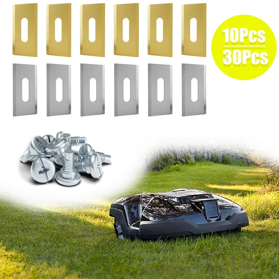 

10/30pcs Trimmer Blade Lawn Mower Grass Replacement Trimmer Cutter Piece Husqvarna Automower/Garden Robotic Lawnmower Tools