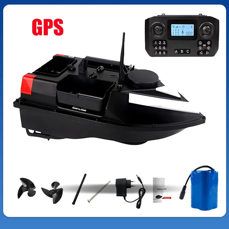 

ZV6 RC Fishing Lure Boat 500m Remote Control Fishing Bait Boat GPS Auto Return Waterproof Nesting Boat with Double Motors