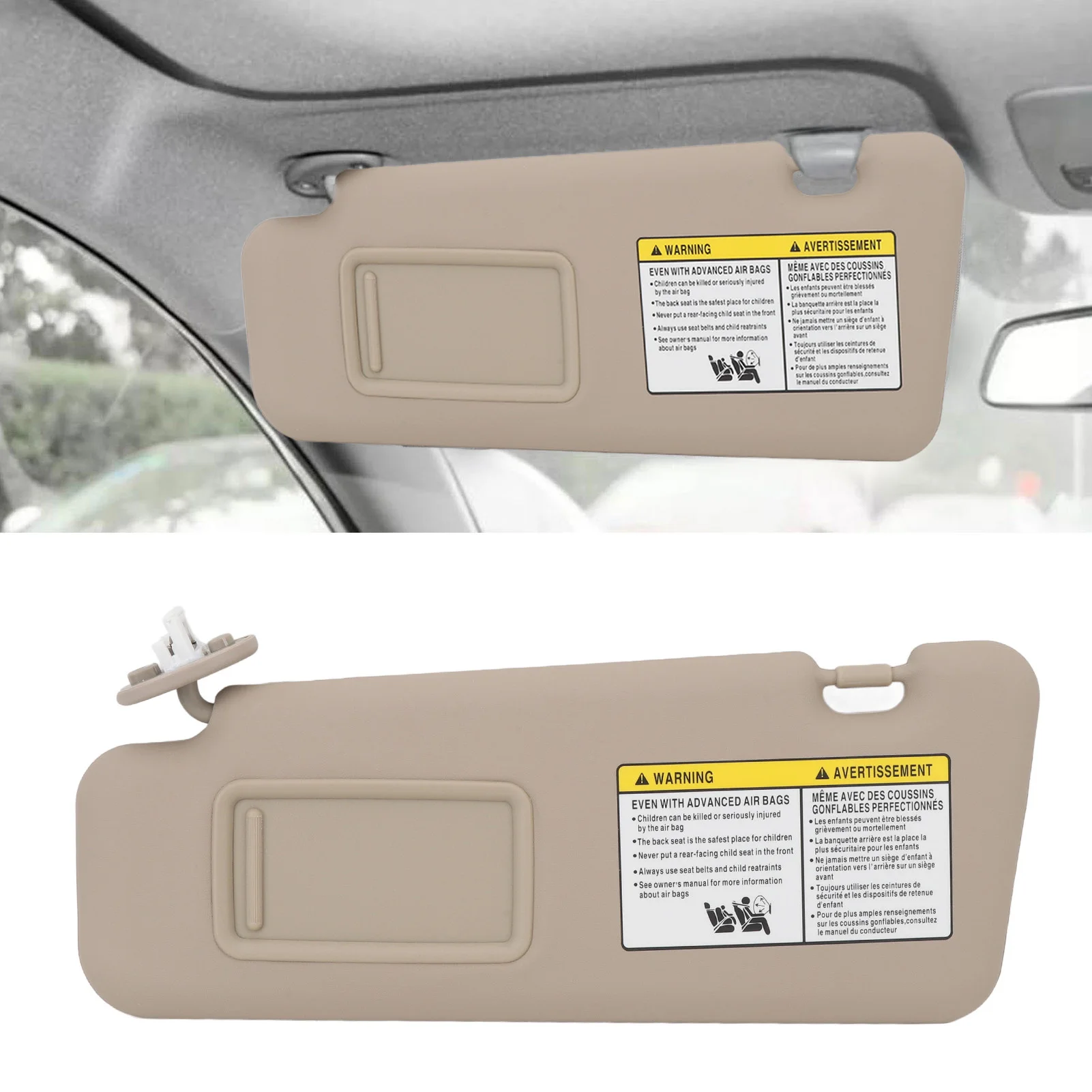 Beige Left Sun Viso…