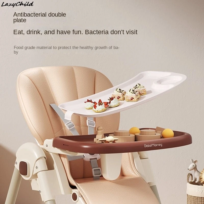 LazyChild Baby Dining Chair Dinner Multifunctional Foldable Baby Chair Household Portable Baby Seat Children Drop Shipping