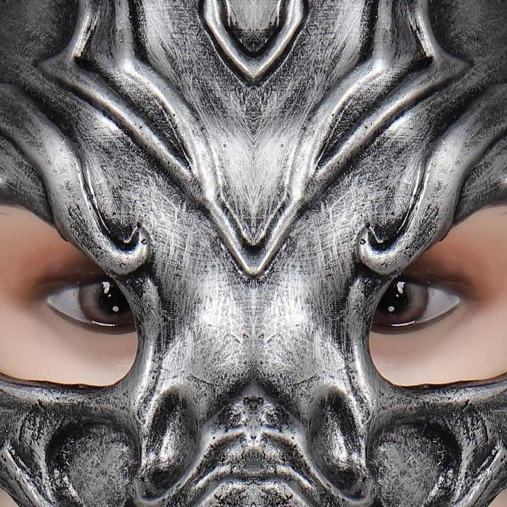 Legacy Punk Mask Cosplay Latex Masks Helmet Masquerade Halloween Party Costume Props Female Male Adult