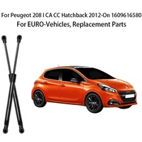 Para Peugeot 208 I CA CC Hatchback 2013-2012-On 1609616580 soportes de elevación 2 uds puntales de Gas para puerta trasera