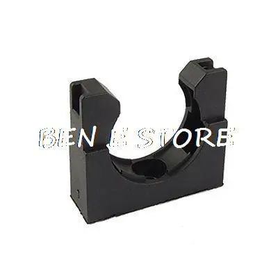 AD34.5 Black Plastic Mounting Bracket for 35mm Flexible Pipe