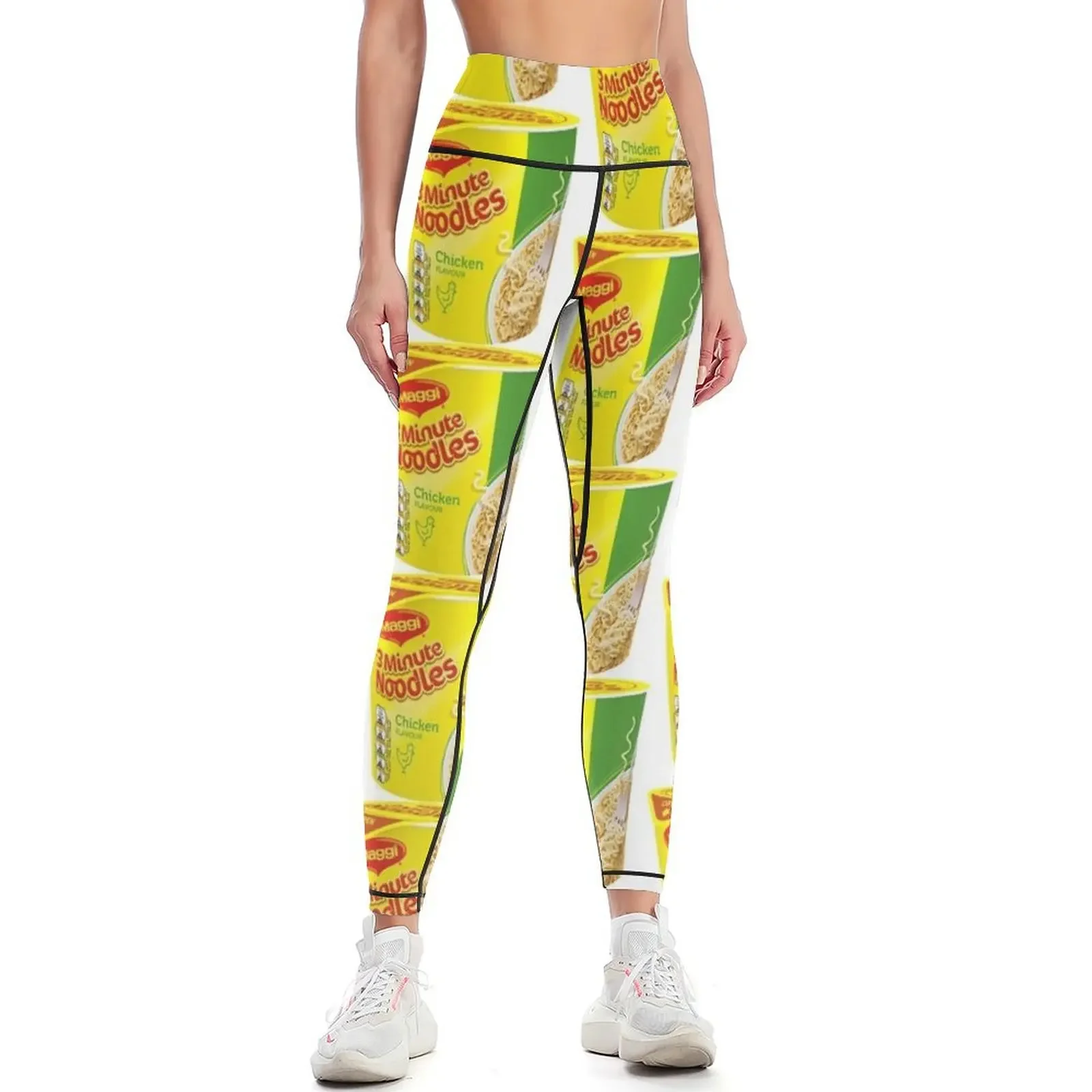 

Maggi Chicken Noodles Leggings Clothing fitness Women's sports pants sportswear gym gym sportswear woman Womens Leggings