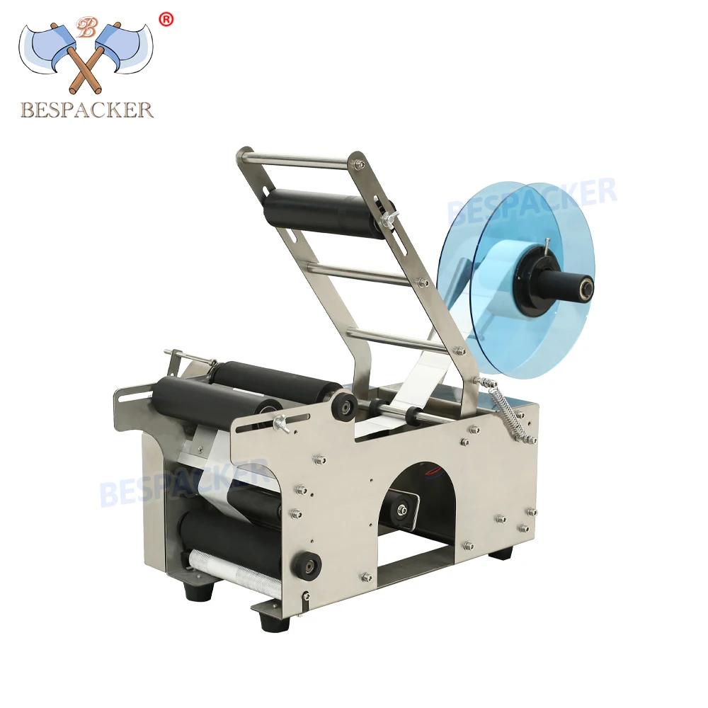 XT-50 semi automatic labeling machine sticker label packing machine essential oil bottle labeling machine