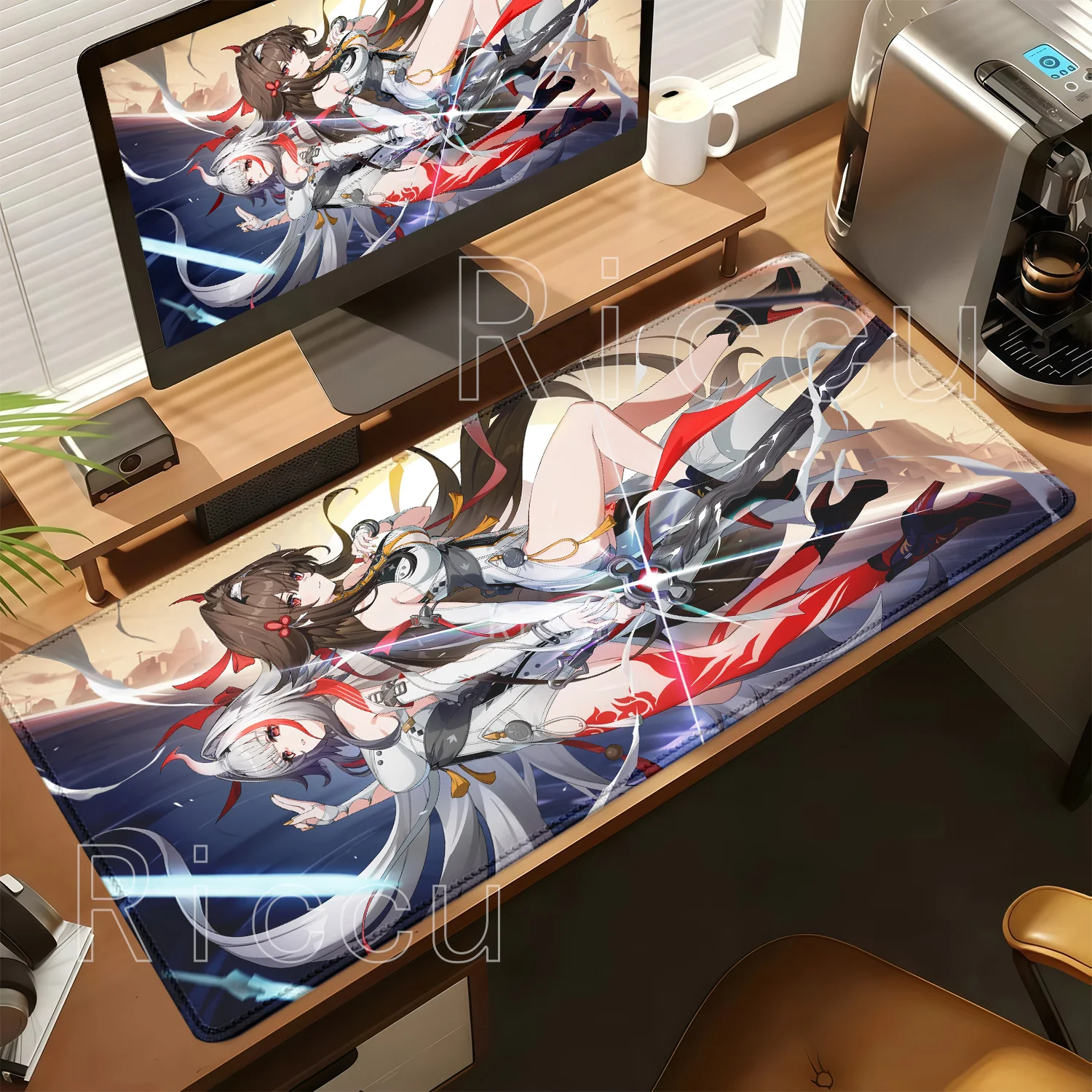 Mousepad Ye Shunguang Gaming Zenless Zone Zero ZZZERO Mouse Mat Rubber Anti-slip PC Office Desk Mat Keyboard XXL HD Printing Pad
