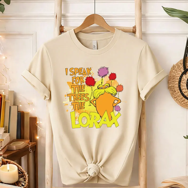 Camiseta Lorax I Speak for The Trees, camiseta gráfica del Día de la Tierra de Dr. Seuss, regalo para ambientalistas, amantes de la naturaleza, ropa para salvar el planeta